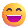 Emoji Grinning Face With Smiling Eyes